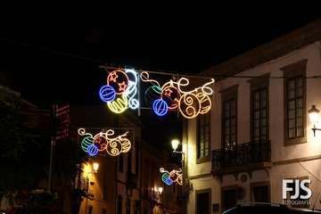 La Navidad ya ilumina Telde/Francisco Javier Santana y Antonio Alí.